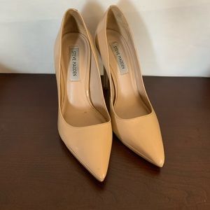 Steve Madden Patent Pointed Toe Platform Heels 7.5